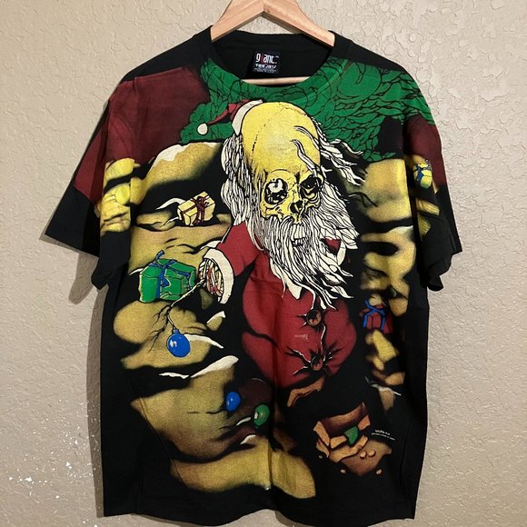 Metallica Pushead Sanda Kuwait All Over Print T-Shirt XL Single Stitch Modern - Picture 1 of 6